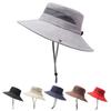 Anti-UV Bucket Hat Adjustable Beach Hat New Fisherman Hat Outdoor Sports