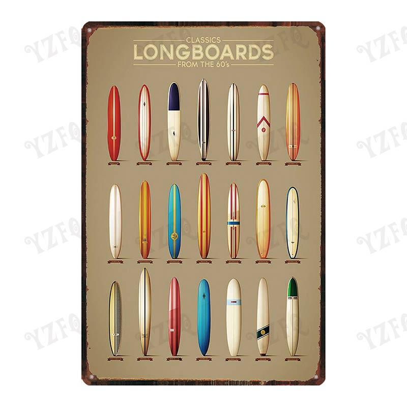 Aloha  Vintage Tin Sign Metal Plates For Wall Art Retro Home Living Room Decor Poster 30X20CM DU-4007A