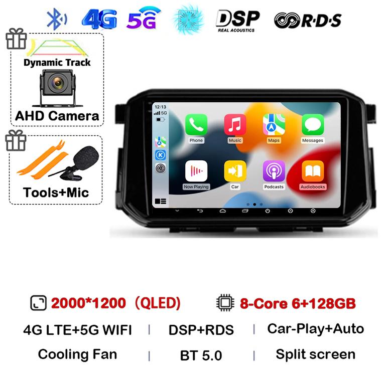 Android 14 Carplay Auto 4G+WIFI для Nissan Terra Xterra 2018 2019 2020-2022 Автомобильный радиоприемник Мультимедиа Видеоплеер GPS 360 Камера DSP