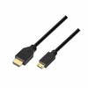 HDMI To Mini HDMI Cable - AISENS - 3 M - High Speed - With Ethernet - FHD/UHD/HD/3D - Gold Plated - Multiple Shielding
