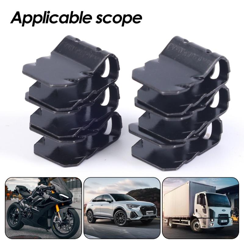 U-shape Clips Car Front Fender Bumper Cover Clip Kit Engine Guard Buckle for Auto Motorcycles Trucks Mudguard Fastener 20/10pcs