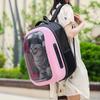 Кошачья сумка для домашних животных, портативный дышащий рюкзак с большим пространством для прогулок, складная сумка для кошек и домашних животных