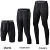 Мужские компрессионные тренировочные тайтсы - Базовые штаны для бега, баскетбола и фитнеса