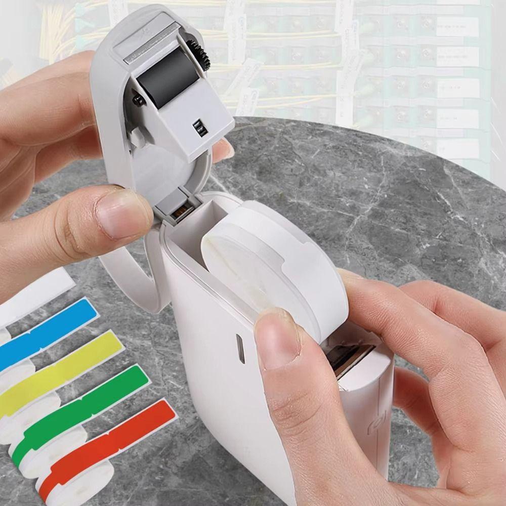 65 шт./рулон Мини Кабельная Бумага для Лазера Самоклеящаяся Термо Кабельная Наклейка Для Niimbot D101/D11/H1