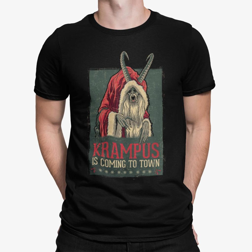Krampus Christmas T-Shirt Vintage Gothic Horror Tee