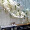 Matte Pure White Round Balloon Set Latex Helium Ballon Chain Girl Birthday Decoration Wedding Party Decor