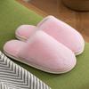 Ladies New Autumn and Winter Furry Slippers Indoor and Outdoor Non-slip Cotton Slippers To Keep Warm  Pure Color Home Shoes