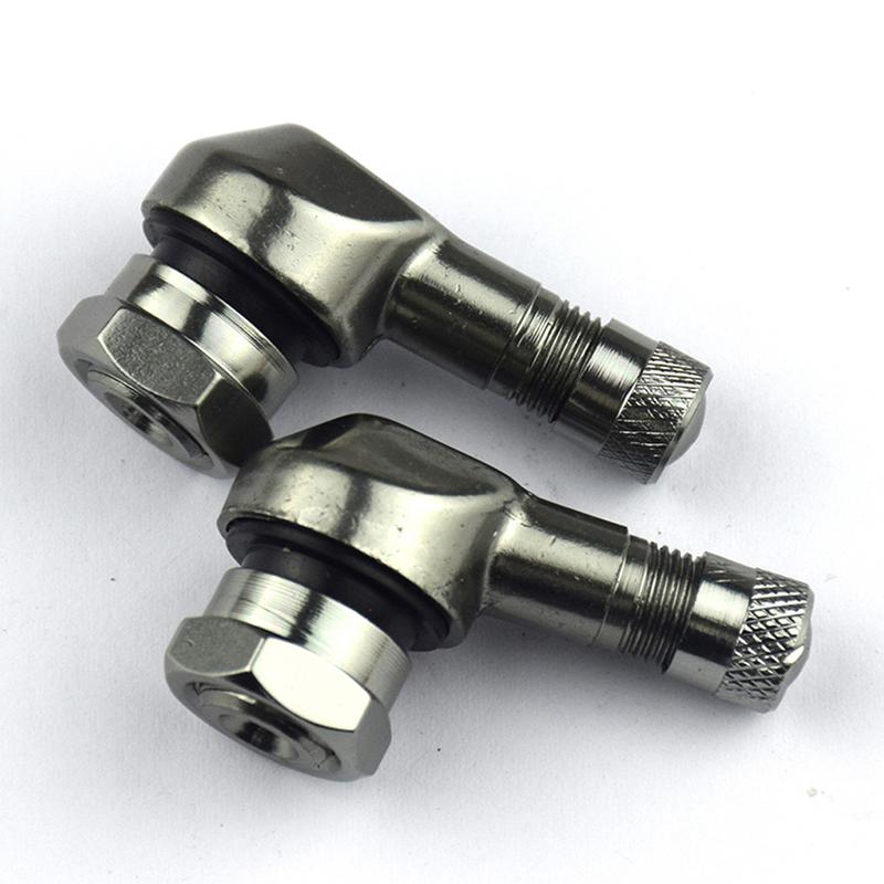 2 шт. обод клапана мотоцикла 90 градусов угол мотоцикла алюминиевый сплав колесо шины бескамерные стержни клапана для обода колеса части