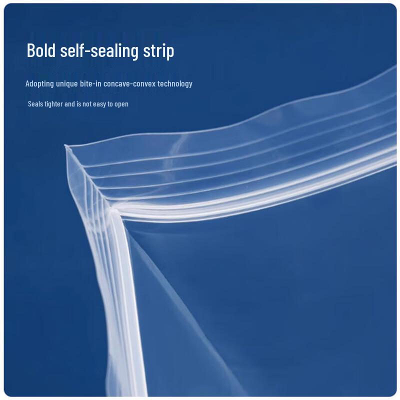 St.Bile Clear Ziplock Storage Bags