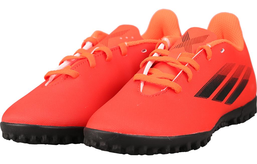 adidas X Speedflow.4 Сетчатые износостойкие низкие футбольные бутсы Красные Детские FY3327