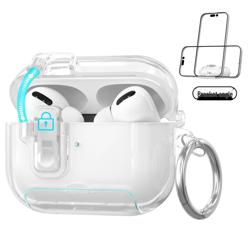 Защитный чехол для Apple AirPods Pro - Прозрачный, Мягкий чехол для наушников AirPods 4/3 Pro2/3