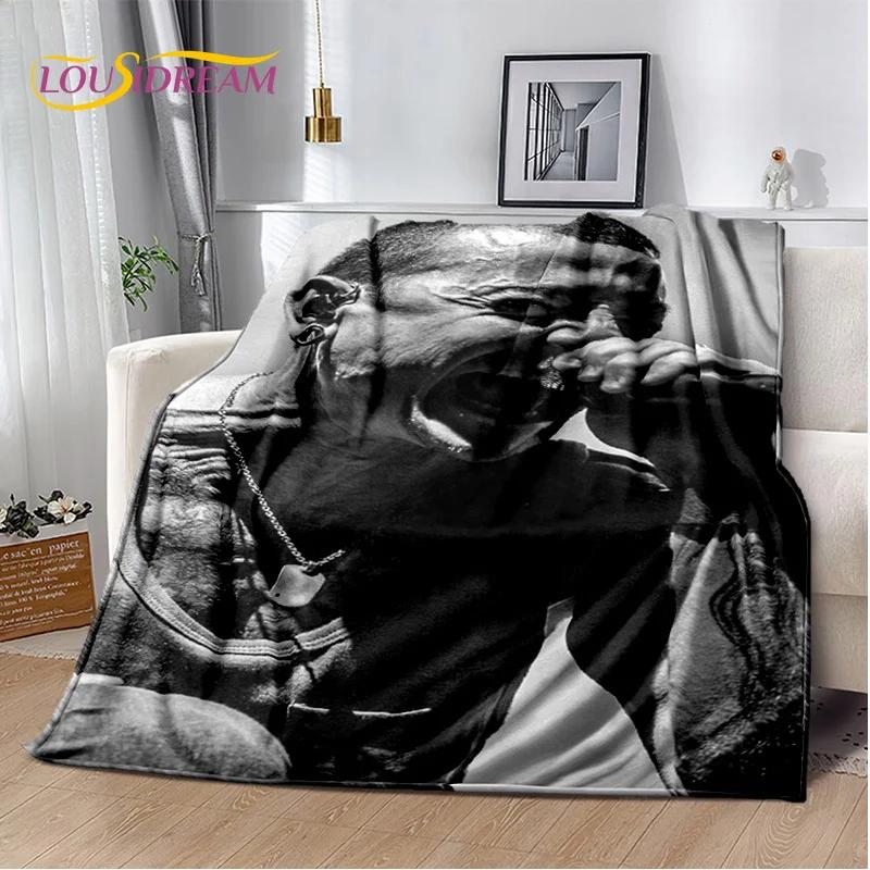 Retro Rock Band 3D L-Linkin Park Soft Flannel Blanket for Beds Bedroom Sofa Picnic,Throw Blanket for Cover Outdoors Leisure Gift