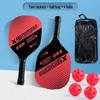 Pickleball Racket Set: 2 Wooden Paddles, 4 Balls, 1 Bag - Complete Pickleball Kit