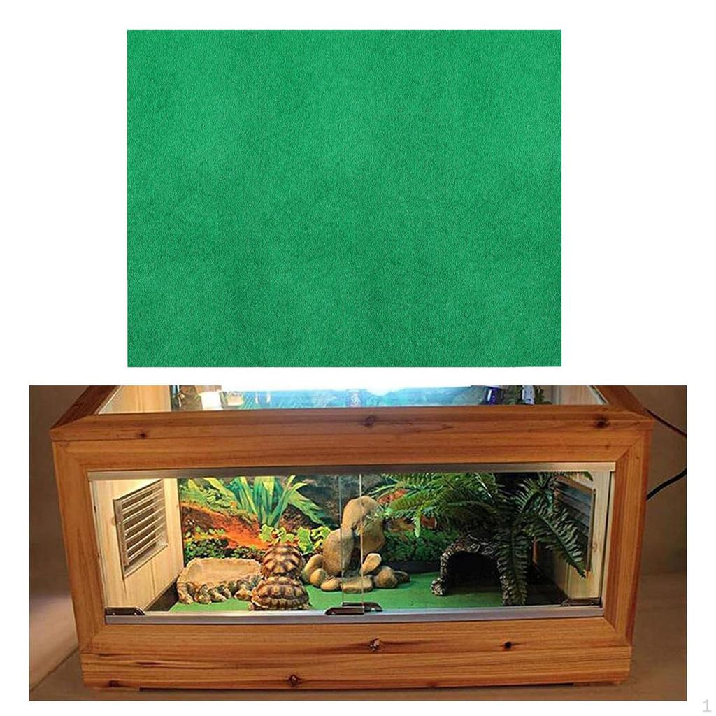 Reptile Carpet Cage Mat, Pet Terrarium Liner, Bedding Substrate for Turtles