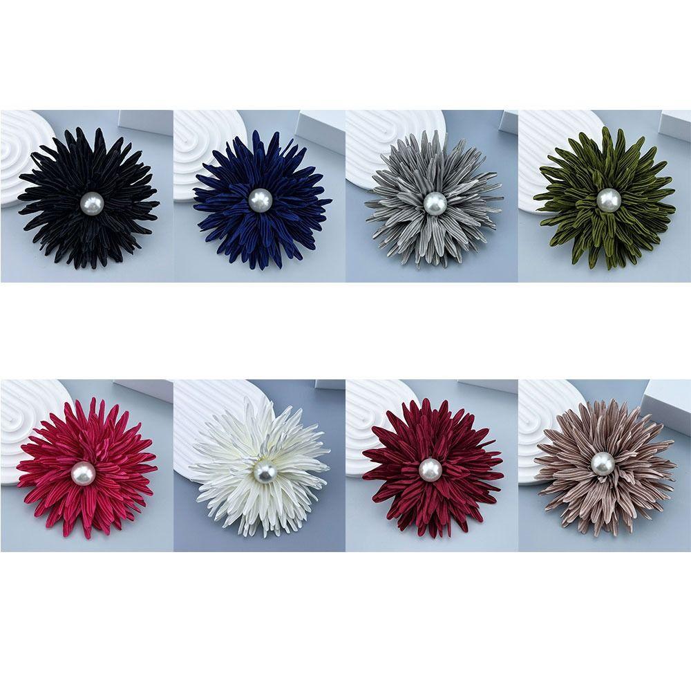 Fabric Handmade Accessories Large Flower Brooch Jewelry Badge Accessories Pin Brooch New Corsage