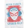 Spider-Man Unisex Adult Peter Parker Striped Sweatshirt