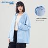JEANSWEST Women's Fleece-Lined Hooded Cardigan Sweatshirt