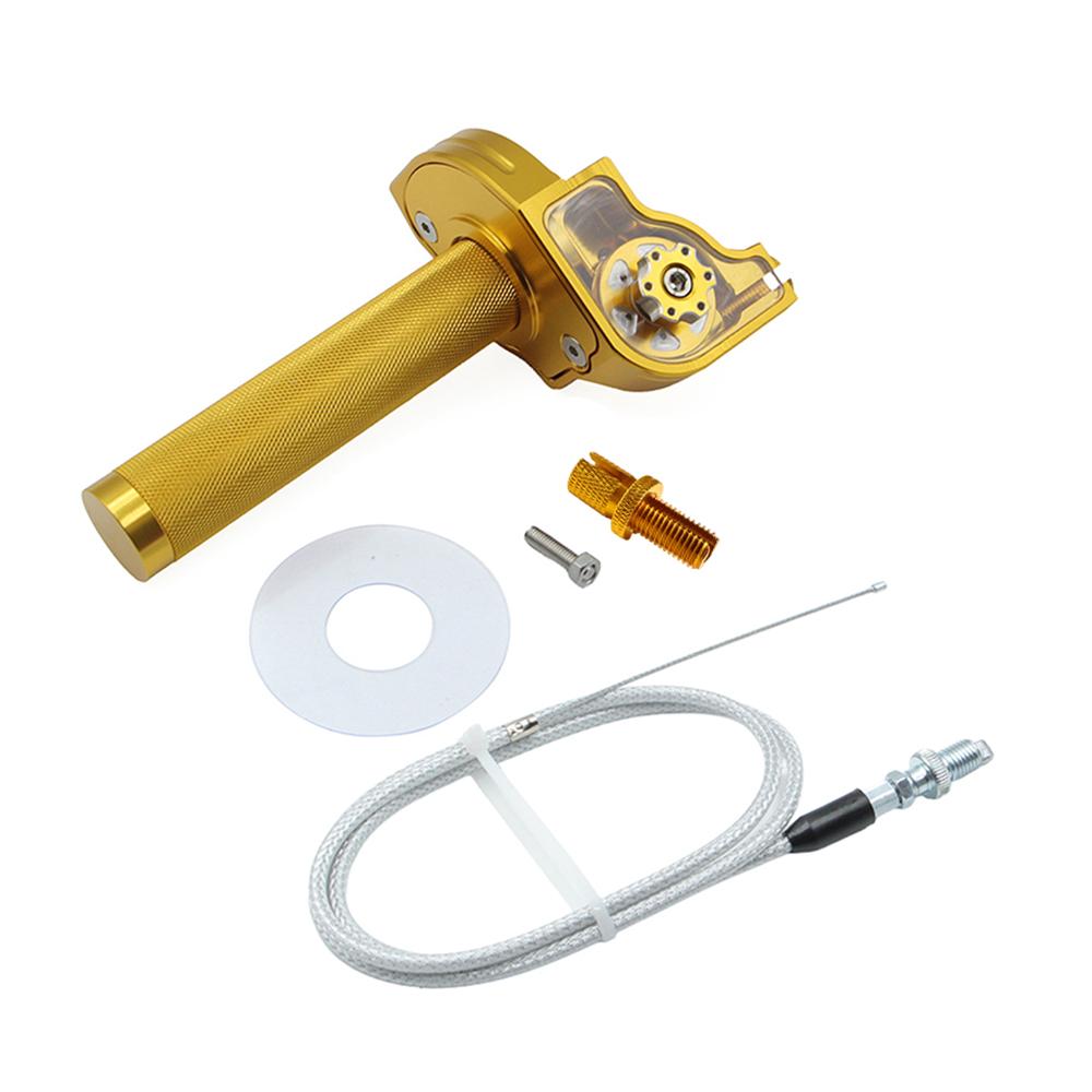 Universal CNC Aluminum Accelerator Throttle Twist Grips Handlebars M10*1.5 For Dirt Pit Bike Moped Scooter Quad ATV Motorcycle