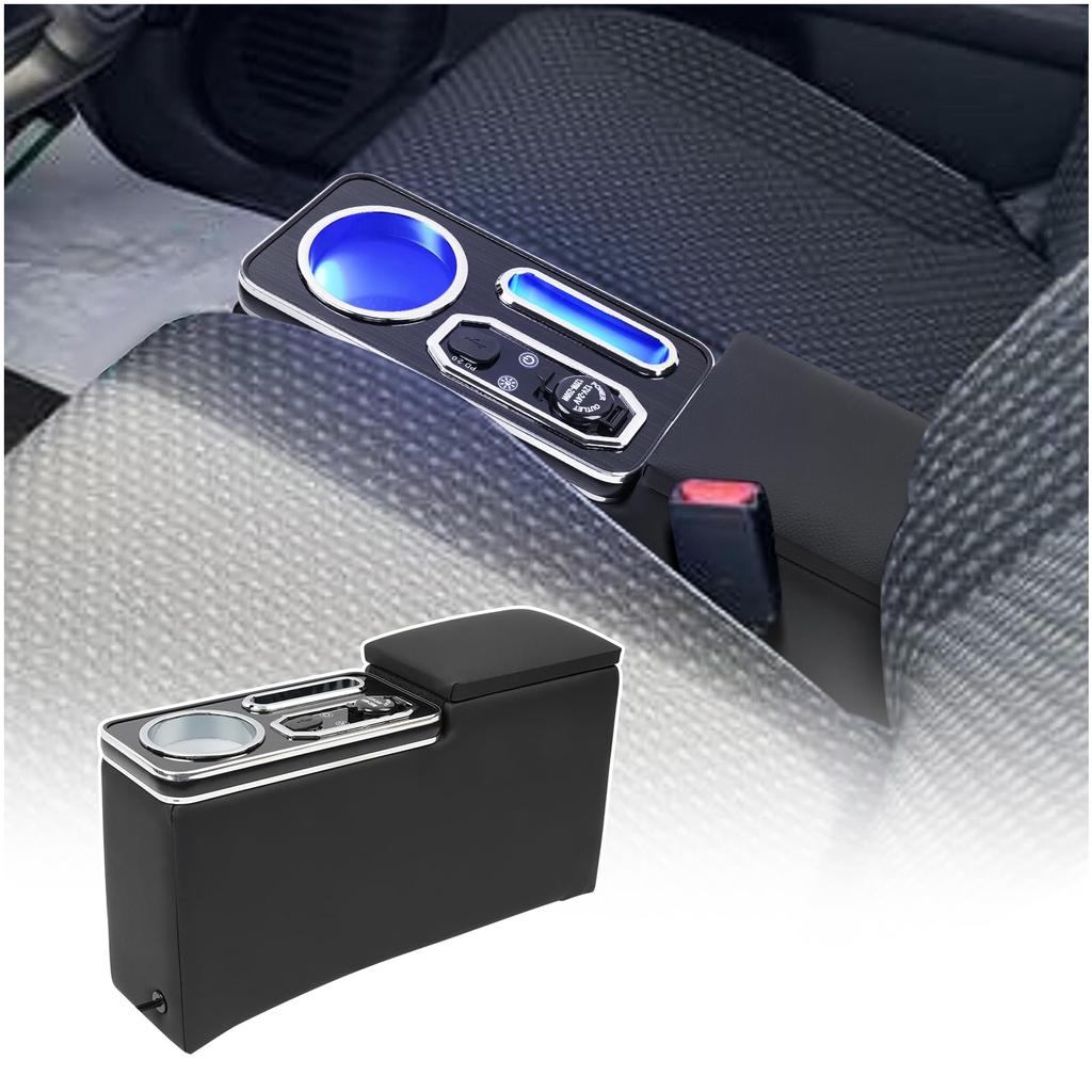 CEMOFE Подлокотник-консоль Hustler G с 7-цветной подсветкой USB Большой вместимости Отделение для мелких предметов 2020 и (MR52S/MR92S Комплектация)