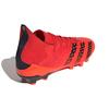 Adidas Predator Freak.1 AG Demonskin - Солнечно-красные мужские кроссовки Core-Black FY6253