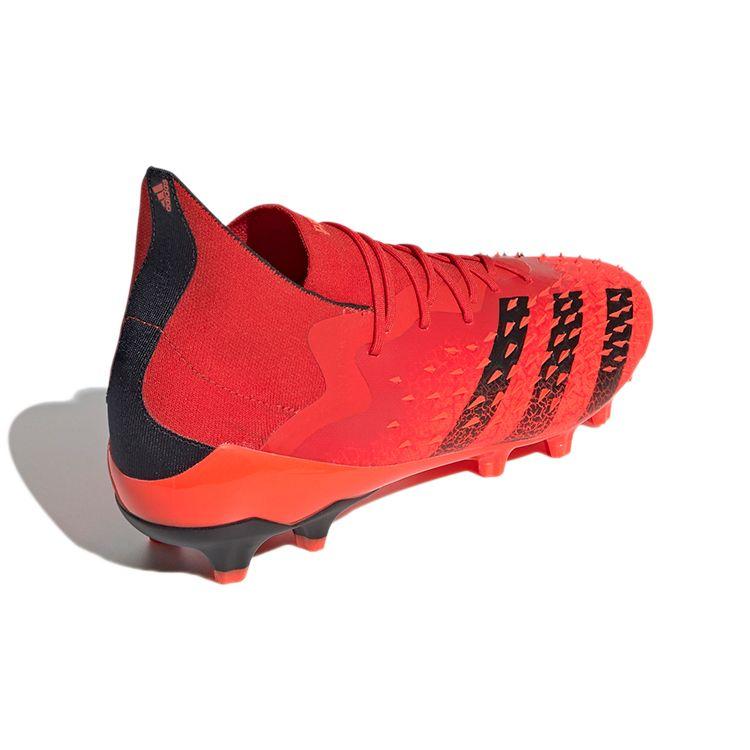 Adidas Predator Freak.1 AG Demonskin - Солнечно-красные мужские кроссовки Core-Black FY6253