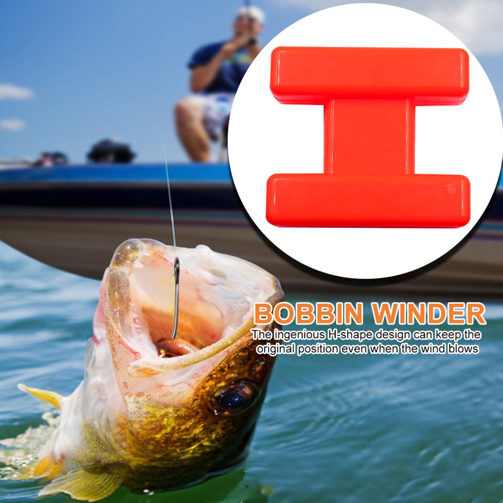 Маркер для лески Портативный Терминальный H-образный маркер Износостойкий Мотовило для лески Буй Оснастка для карповой рыбалки Маркировка