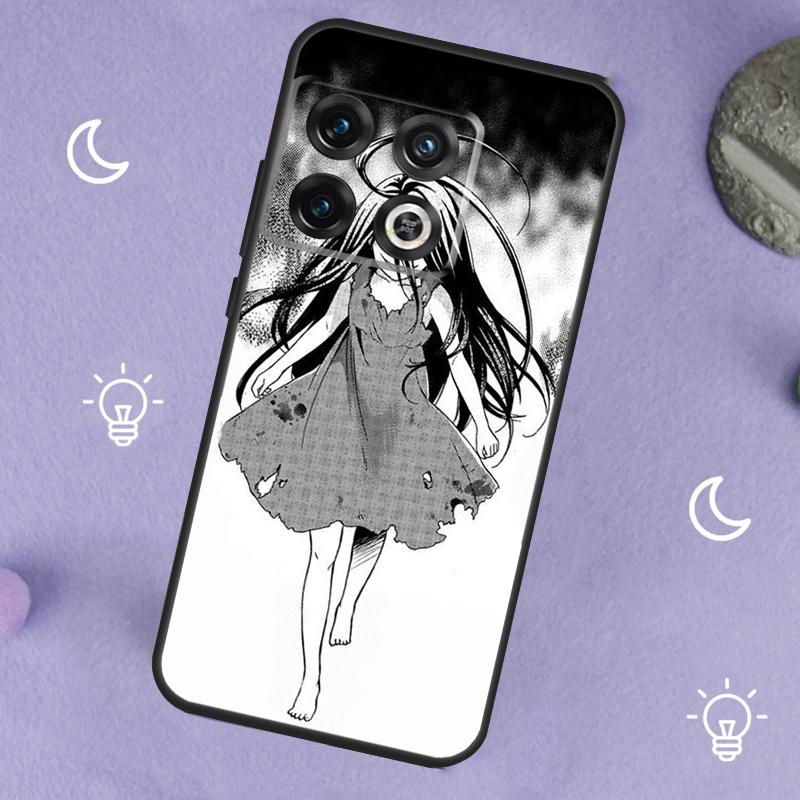 Horror Manga Style For OnePlus Nord 5 CE 2 3 4 Lite N20 N30 Case For OnePlus 15 13 12 11 10 13T 10T 10R 12R 13R