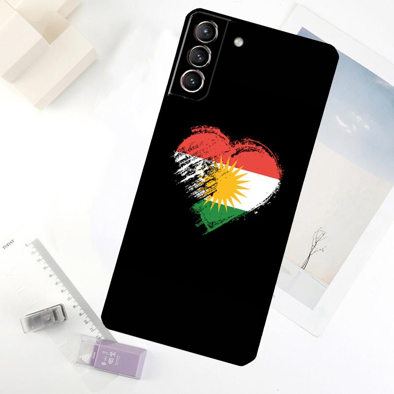 Kurdistan Flag Phone Case For Samsung Galaxy S25 S26 Ultra S20 S21 S22 S23 S24 Ultra S10 Plus S25 FE Cover