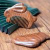 Anti Static Massage Wood Comb Scalp Wooden Comb Portable Mini Comb Brush Girl