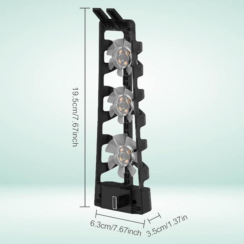 PS5 Консоль Вентилятор охлаждения для Геймпад Контроль температуры Игровой автомат Hub Вентилятор охлаждения Геймпад Радиатор Вентилятор Воздушный Охлаждающий Концентратор Воздушный Вентилятор Ray Задний Abs