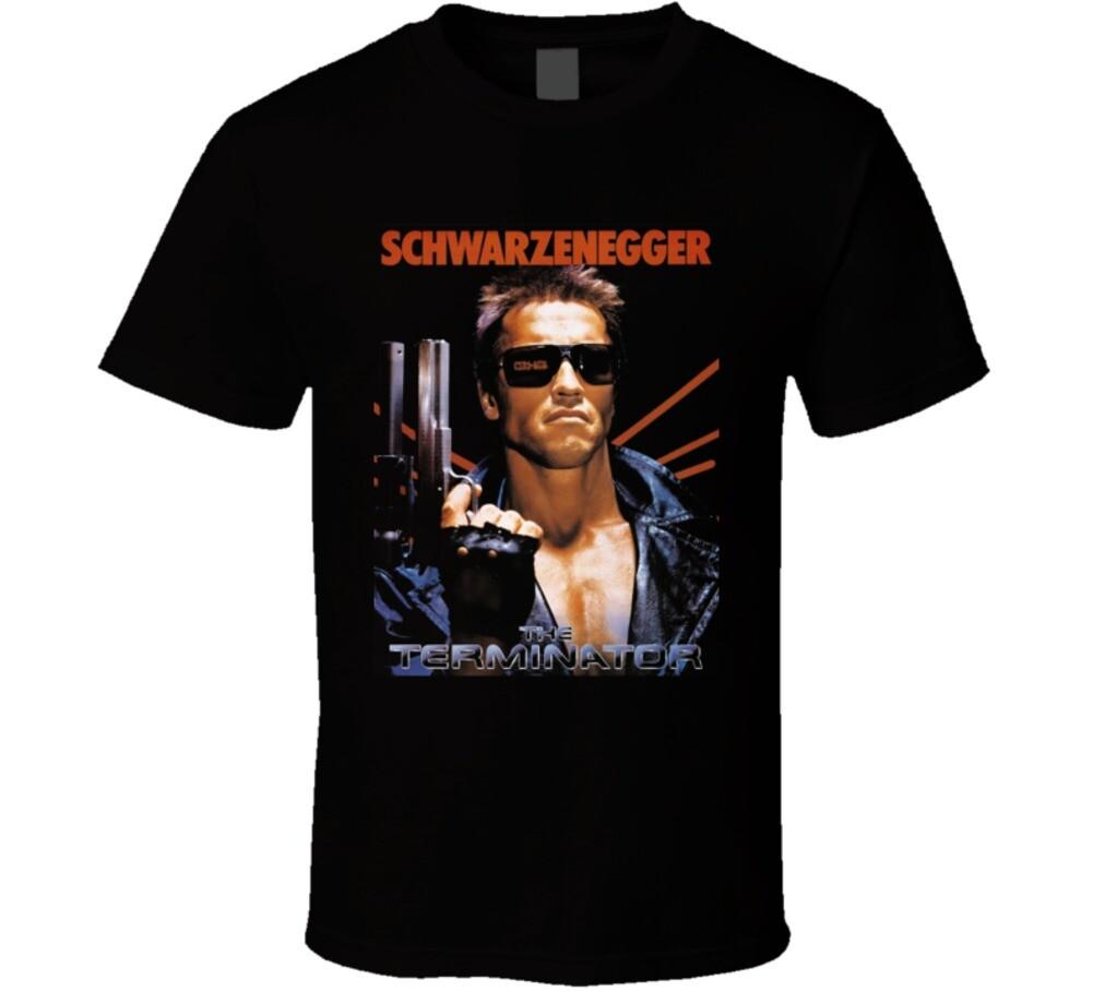 The Terminator 1984 Arnold Schwarenegger Retro Movie T Shirt