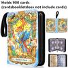My Little Pony 400pcs/900pcs Card Album Book Folder 4/9 Card Slots Collections Zipper Double Pocket Zipper Card Binder Holder