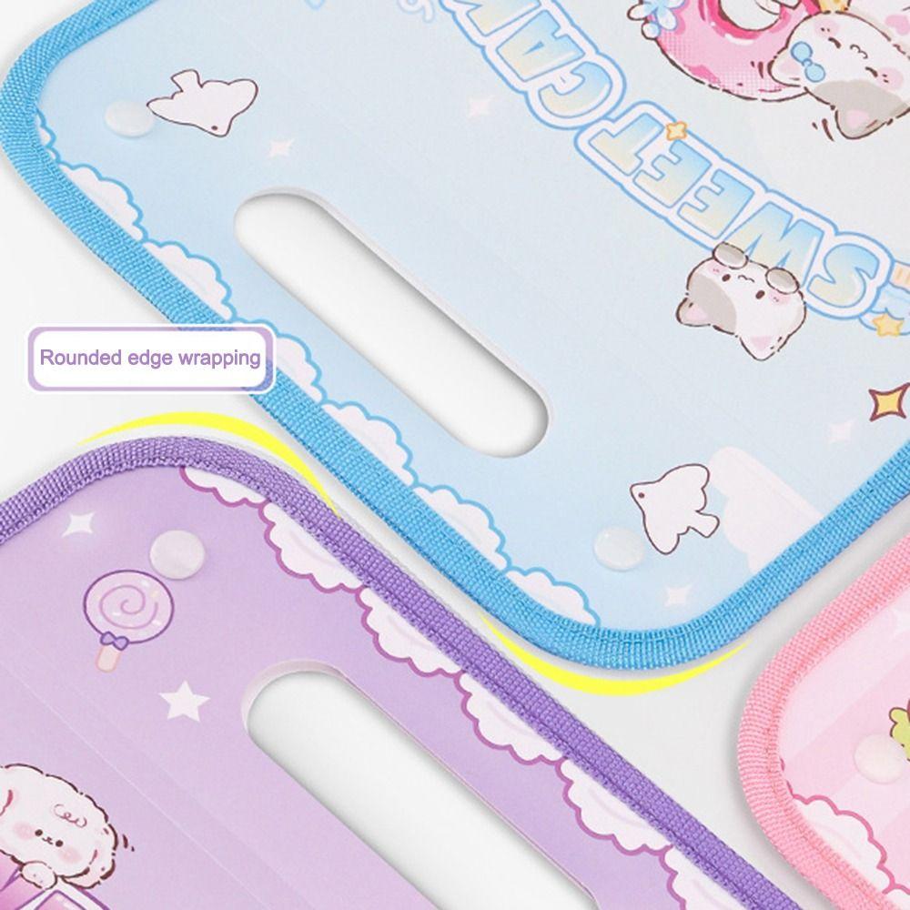 Cartoon Animal A4 File Folder 3-Layer Expanding Test Paper Storage Bag School Office Supplies