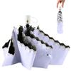 Folding UV Automatic Opening and Light Heat Folding For Both Sun and UV 6 Windproof and Water Star Pattern Day Gift Umbrella, Durable, Lightweight,