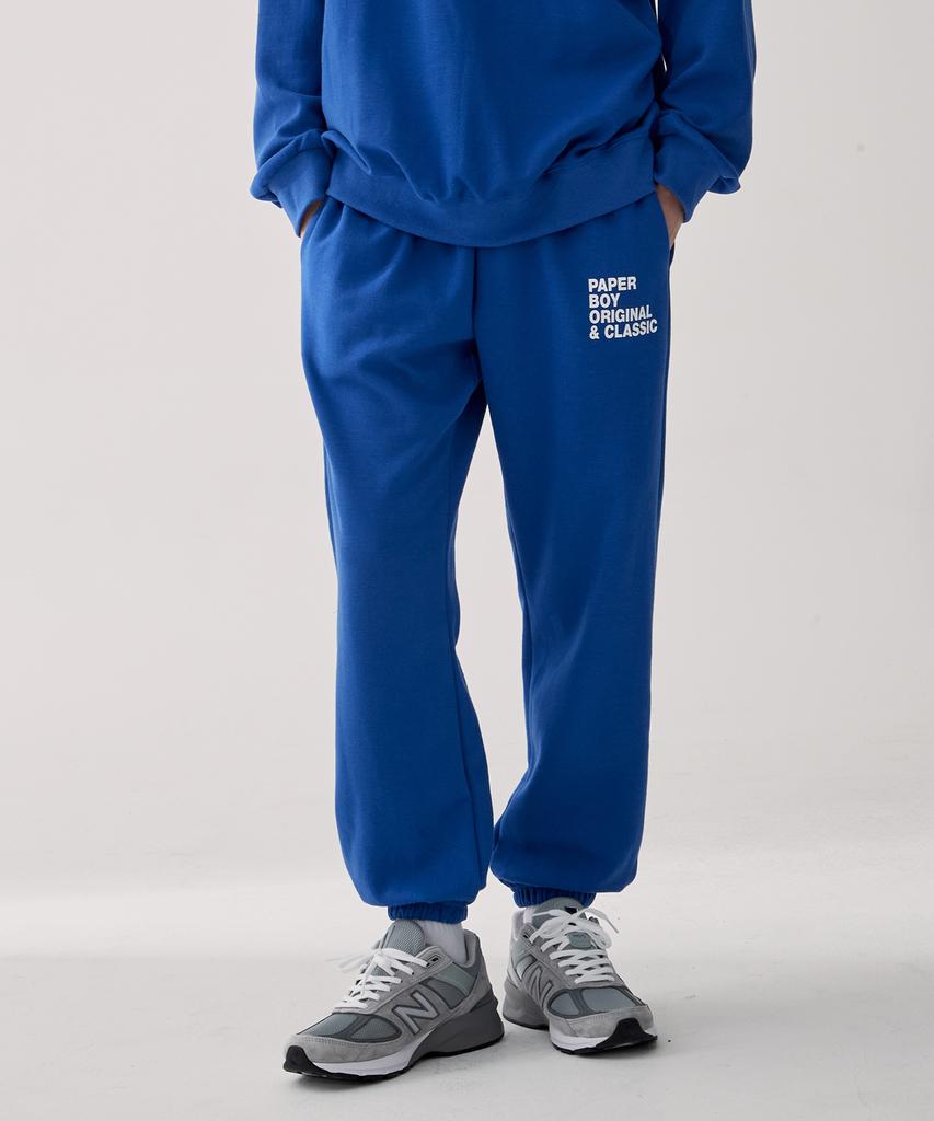 PAPERBOY Classic Sweatpants - Blue