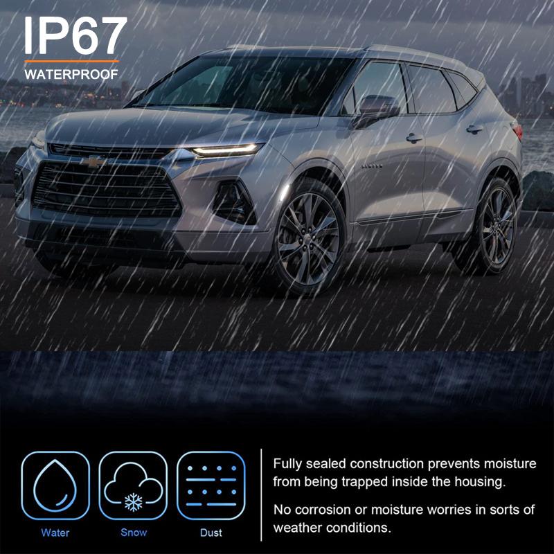 2 шт. Для Chevrolet Blazer 2019-2024 Cadillac ATS 2013-2014 XT5 2017-2024 Белый светодиодный передний боковой габаритный огонь BG9