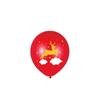 Santa Hohoho Balloon Christmas Print Latex 12 Inch Christmas Print Balloon