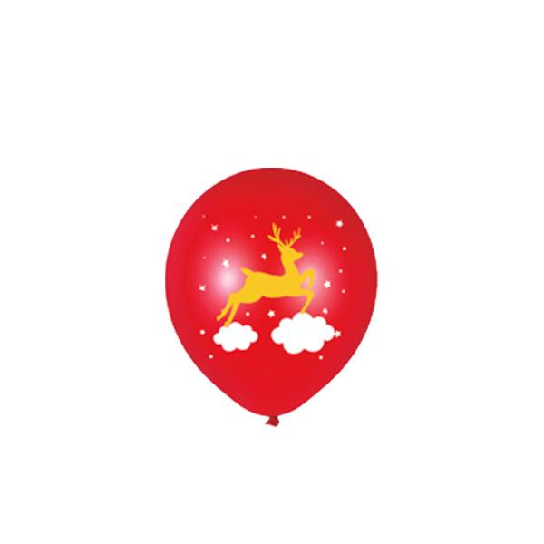 Santa Hohoho Balloon Christmas Print Latex 12 Inch Christmas Print Balloon