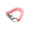 Keychain Lanyard Spiral Spring Coil Keyring Key Hooks Stretch Spring Coil Anti-lost Lobster Clasp