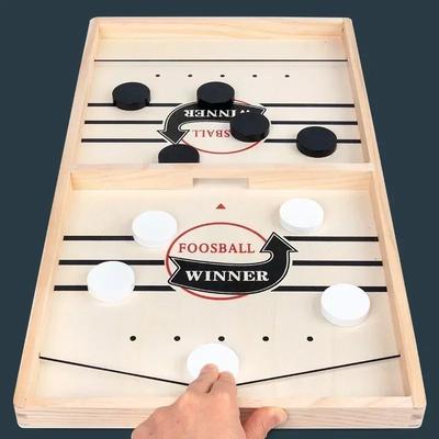 Настольный футбол Победитель Игр Настольный Хоккей Игра Катапульта Шахматы Интерактивная Игрушка для Родителей и Детей Быстрая Рогатка Шайба Настольная Игра Игрушки для Детей