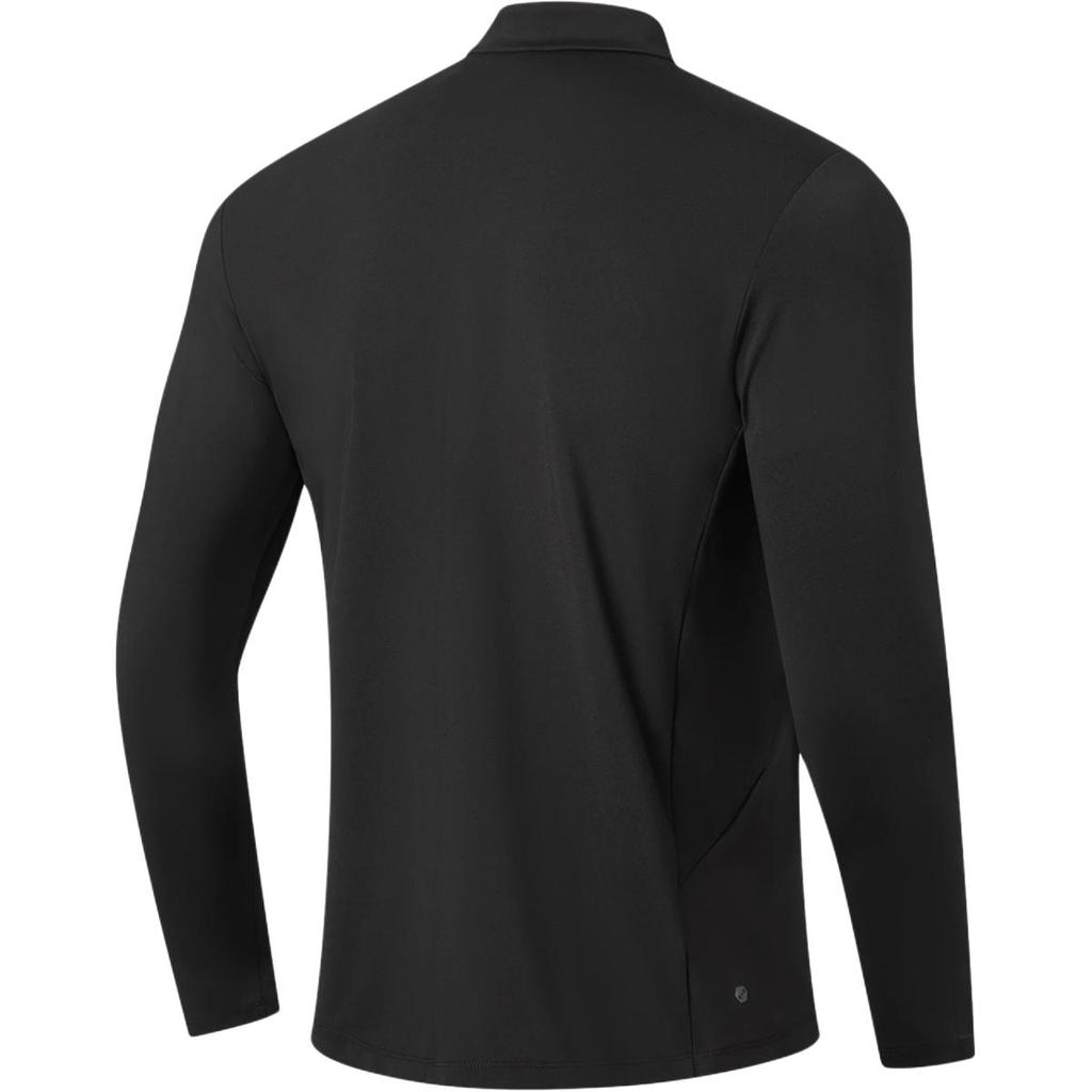 Men's Li-Ning Fitness Series T-Shirts Men's Black Stand Collar Moderate
