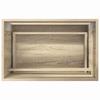 Bathroom Furniture Set Sonoma Oak Engineered Wood