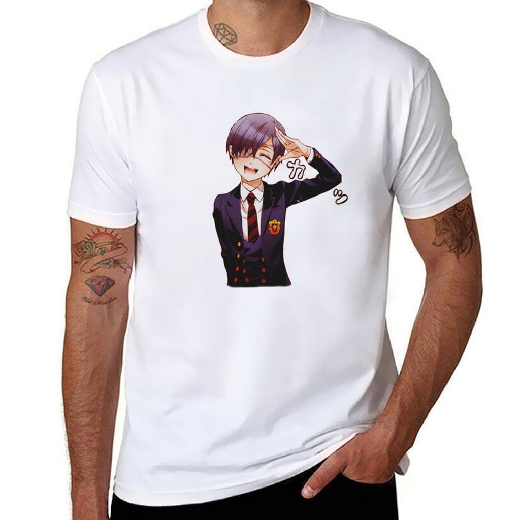 Black Butler Sky TShirt Holiday All Match TShirt