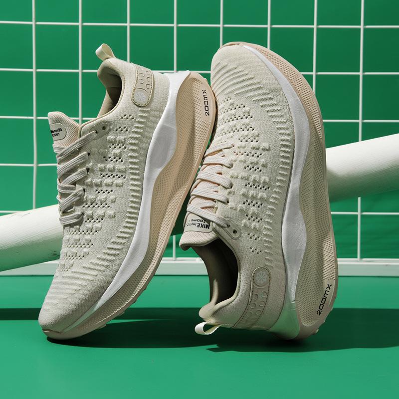 New fashion platform running shoes outdoor platform sports shoes breathable fly-woven casual men's shoes