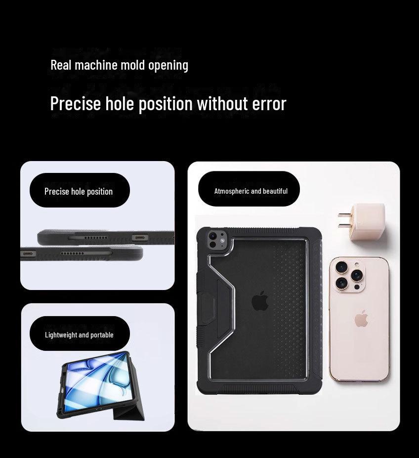 Чехол для планшета iPad Air 10.9 с отделением для ручки — защитный кожаный чехол