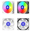 9см ШИМ Регулируемый Скорость ARGB Подсветка Вентилятор для Охлаждения ПК Корпуса для Компактного Компьютерного Корпуса Низкий Уровень Шума Высокий Воздушный Поток