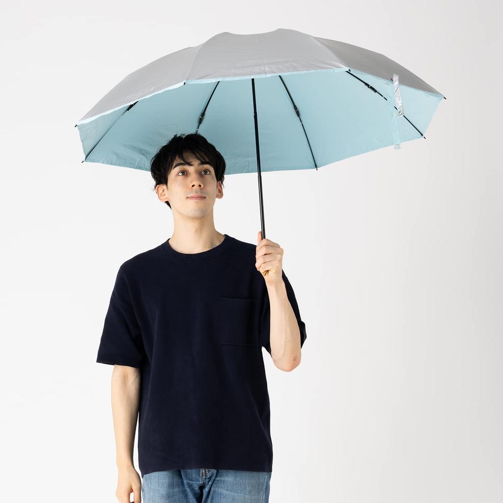 Зонт от солнца для мужчин и УФ для солнечной и дождливой погоды большой 60 см x 8 для женщин, защита, дней, тройной зонт, складной, спицы, LIEBEN-0585,