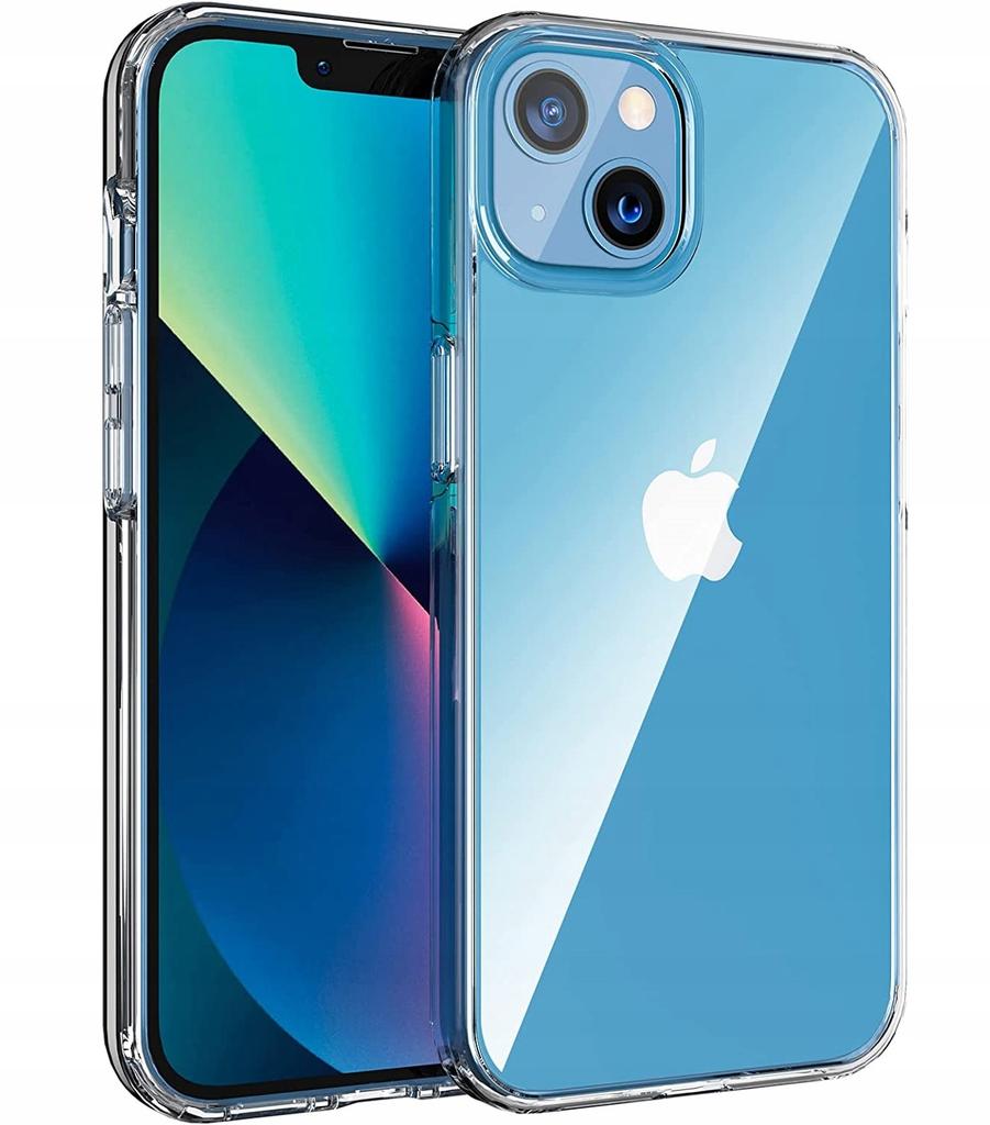 Case for iPhone 13 | 14 Silicone Clear Case Slim Back + 9H Glass