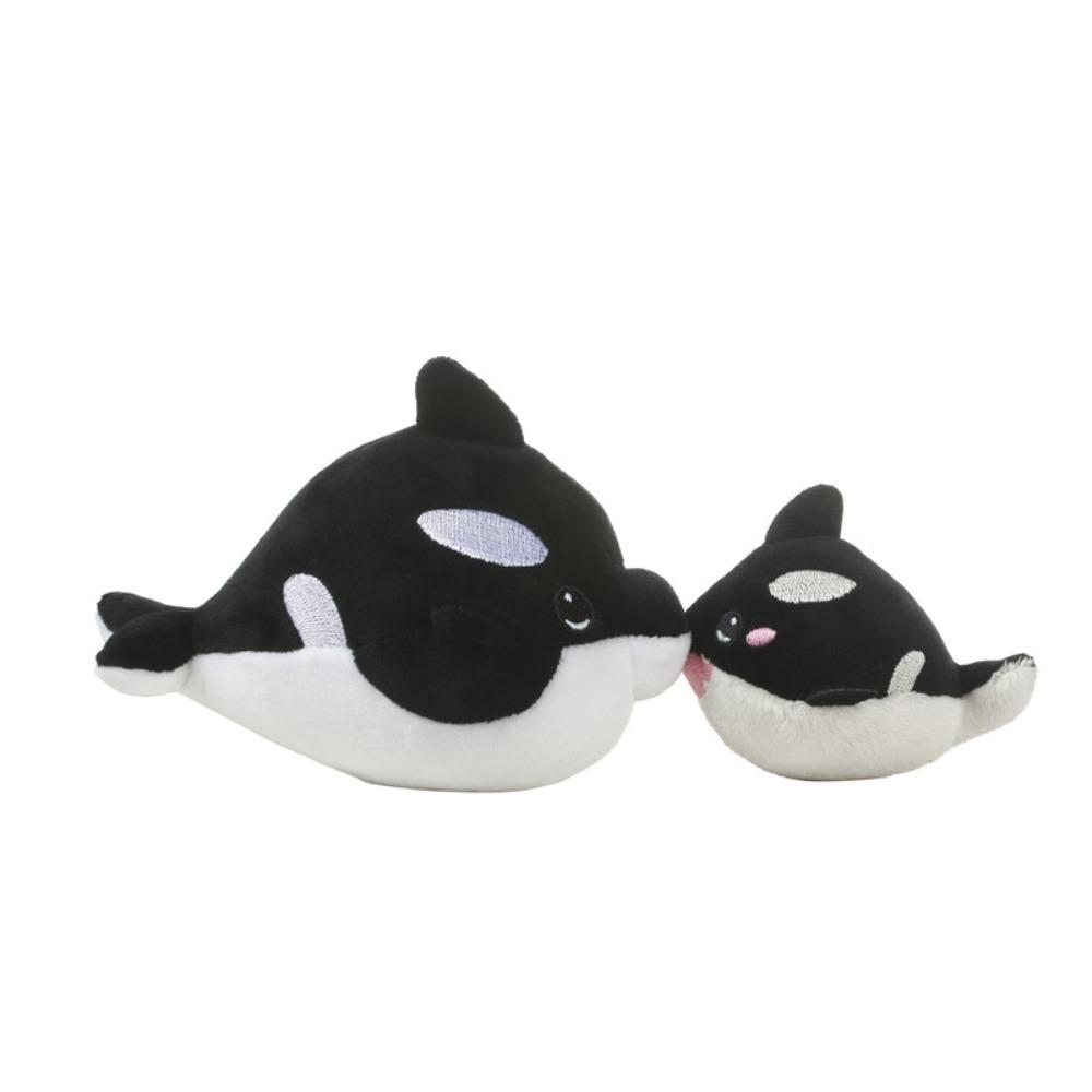 Simulation Sea Animal Plush Toy Kiss Models Pull String Plush Dolphin Shark Doll  Birthday Gift