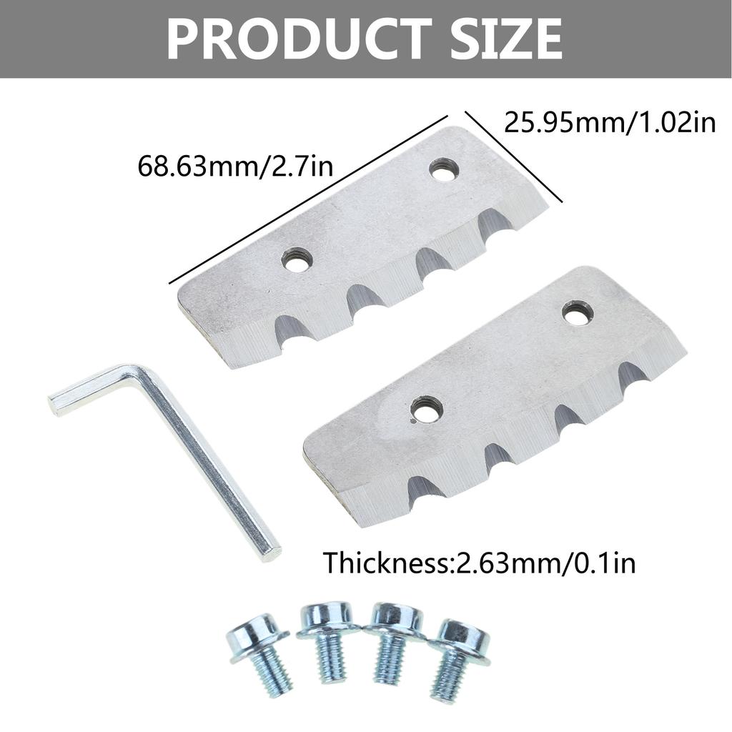 6-дюймовые стальные сменные лезвия для ледового бура, устойчивые к коррозии, для эффективного бурения и долгой остроты